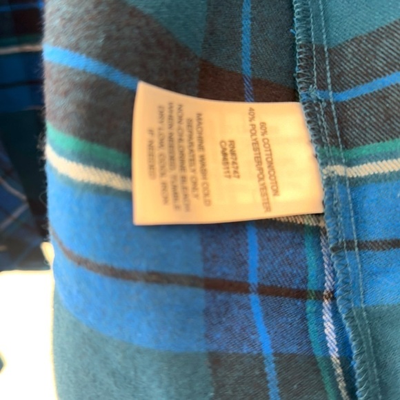 Natural Reflections Plaid Flannel Button Up Shirt Relax XL Western Layered Top - Picture 13 of 13